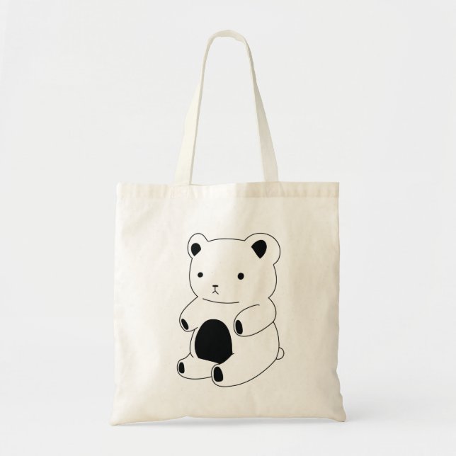 Bolso De Tela Peluche (Frente)