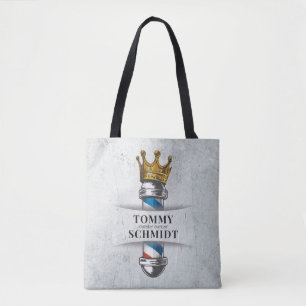 Bolso De Tela Peluquería de peluquería Salón de pelo del Rey Cor