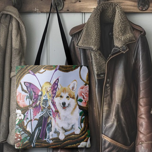Bolso De Tela Pembroke Welsh Corgi Fantasy (Subido por el creador)