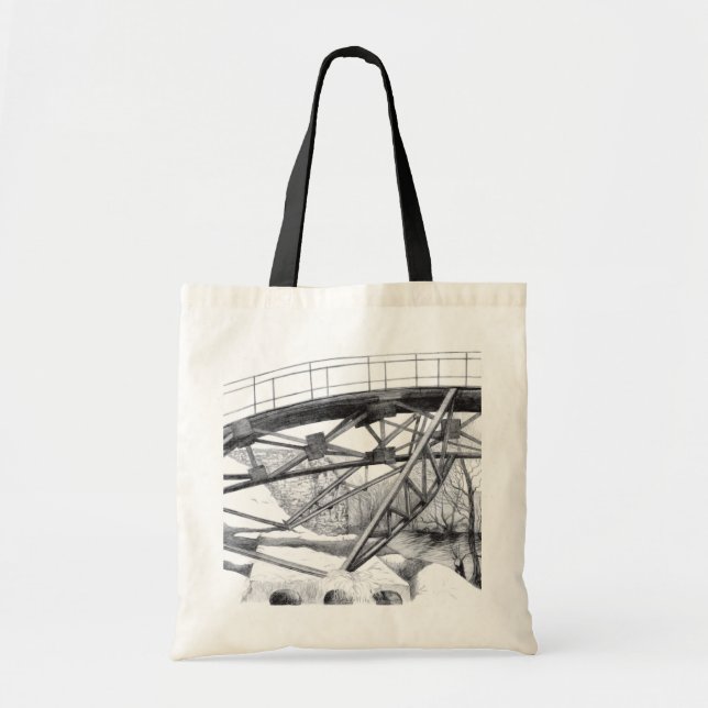 Bolso De Tela Pencilarte de la antigua pasarela (Frente)