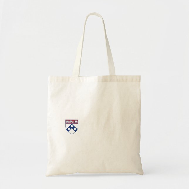 Bolso De Tela Penn Quakers - Escuela de Medi Perelman para ropa  (Frente)