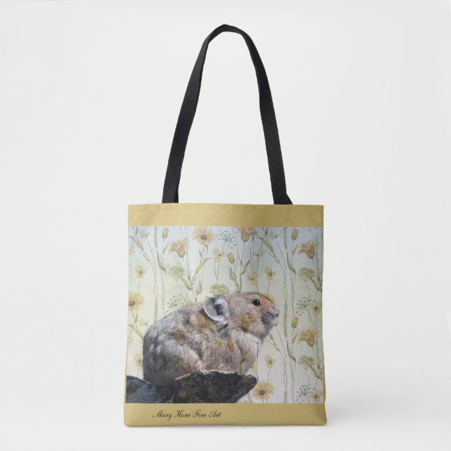 Bolso De Tela Penny Pika Tote Bag (Anverso)