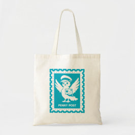 Bolso De Tela Penny Post Mascot Postage Stamp Design