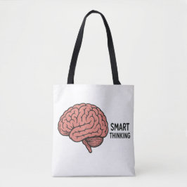Bolso De Tela Pensamiento inteligente El poder del cerebro