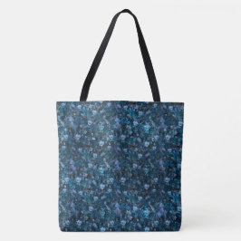 Bolso De Tela Pensamientos de plano azul