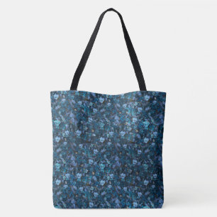 Bolso De Tela Pensamientos de plano azul