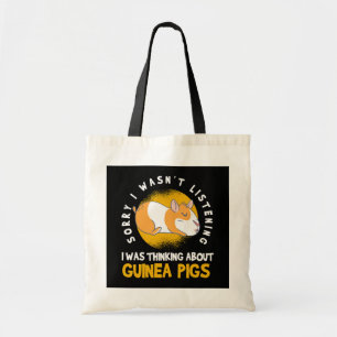Bolso De Tela Pensando en Guinea Pig Cavy Roddent