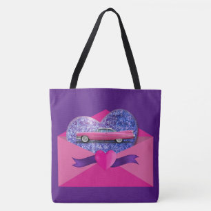 Bolso De Tela Pensando En Usted Morple Shoulder Tote Bag