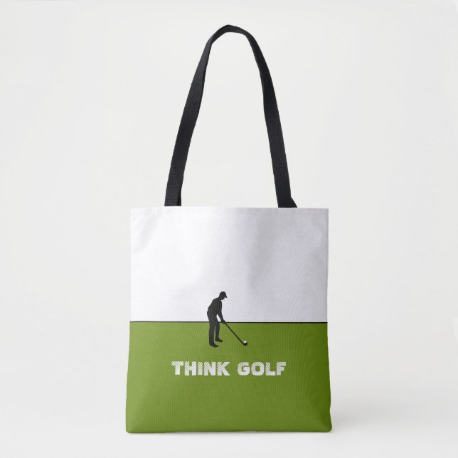 Bolso De Tela Pensar en el golf, Pro Golf (Anverso)