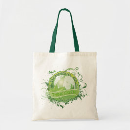 Bolso De Tela Pensar en verde