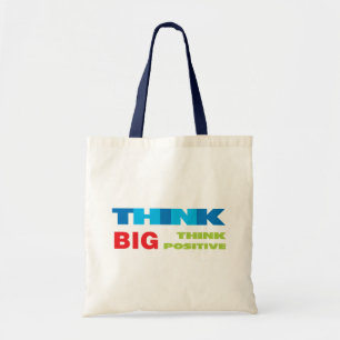 Bolso De Tela Pensar grande y positivo