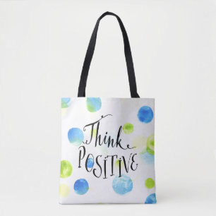 Bolso De Tela Pensar positivo