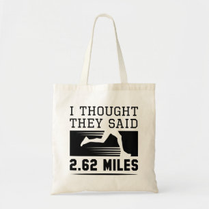 Bolso De Tela Pensé Que Decían 3.62 Millas