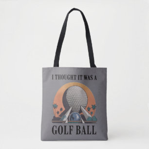 Bolso De Tela Pensé que era una pelota de golf Amante divertido