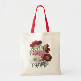 Bolso De Tela Peonies