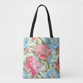 Bolso De Tela Peonies de Taiwán