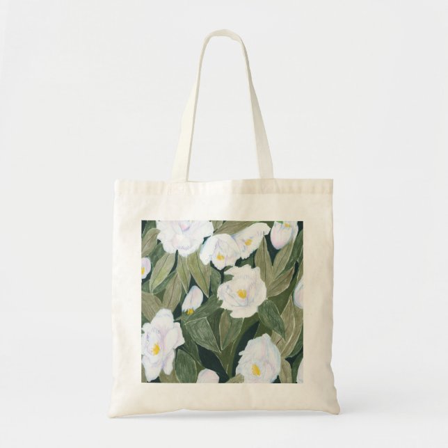 Bolso De Tela Peonies Tote Bag (Frente)
