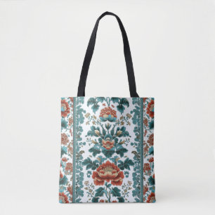Bolso De Tela Peony Brocade
