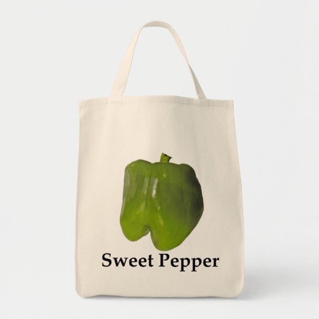 BOLSO DE TELA PEPPER SUCINO - PEPPER VERDE (Frente)