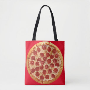 Bolso De Tela Pepperoni Pizza Thunder_Cove