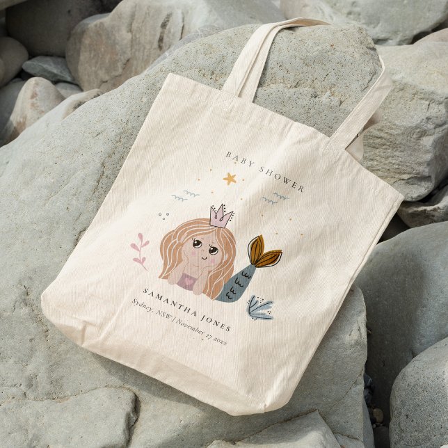 Bolso De Tela Pequeña Chica de sirena marina de Rubor (Subido por el creador)
