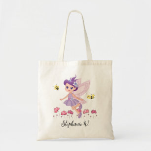 Bolso De Tela Pequeña hada con amigos de abee