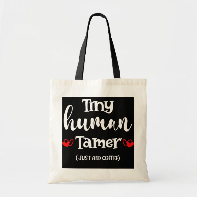 Bolso De Tela Pequeña niñera de Tamer Humano (Frente)