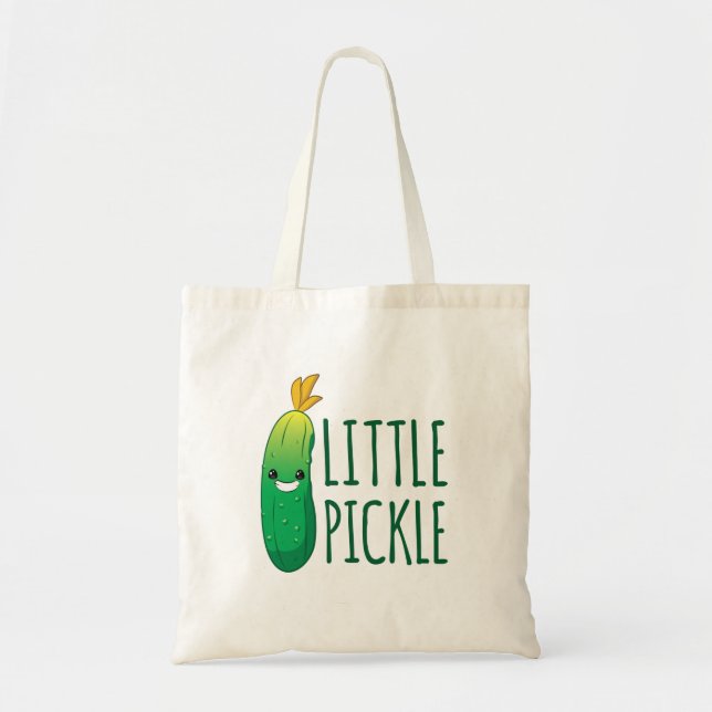 Bolso De Tela Pequeña Pollita Cubierta de Pollito Verde con gafa (Frente)