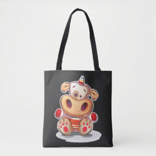 Bolso De Tela Pequeña y Adorable Ilustración De Unicow