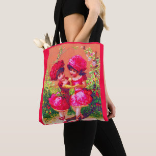 Bolso De Tela Pequeñas bailarinas de tarjetas de comercio de Vic