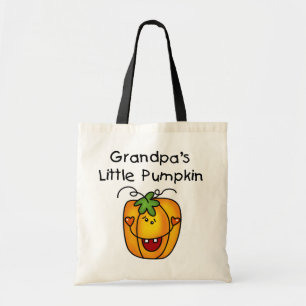 Bolso De Tela Pequeñas camisetas de calabaza y regalos del abuel