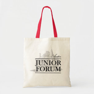 Bolso De Tela Pequeño AJF logotipo del tote
