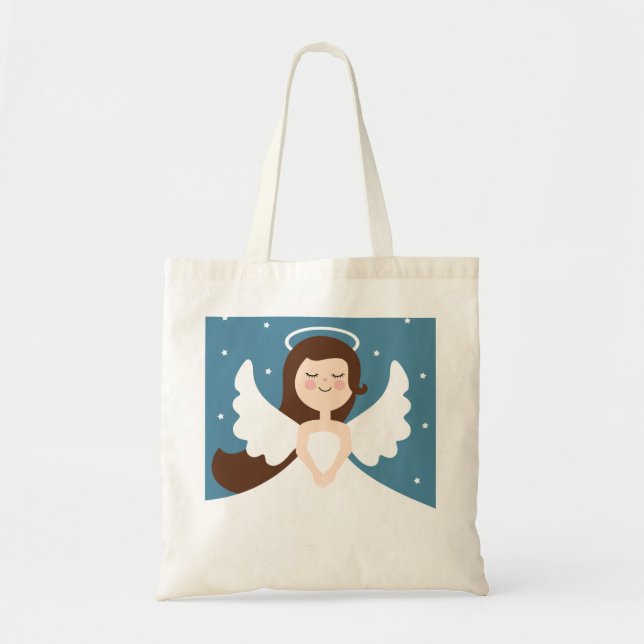 Bolso De Tela Pequeño ángel lindo (Frente)