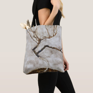 Bolso De Tela Pequeño árbol a finales de otoño por Egon Schiele