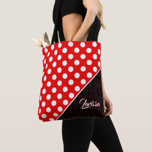 Bolso De Tela 'Pequeño Capucha Roja' - Plantilla de nombre