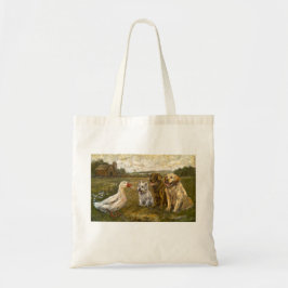 Bolso De Tela Pequeño Chat: Caprichoso Animal de Granja de Navid