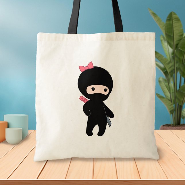 Bolso De Tela Pequeño Chica Ninja (Subido por el creador)