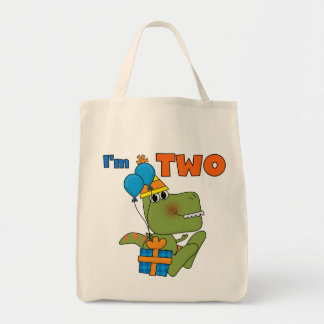 Bolso De Tela Pequeño Dino 2 camisetas y regalos de cumpleaños