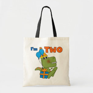 Bolso De Tela Pequeño Dino 2 camisetas y regalos de cumpleaños