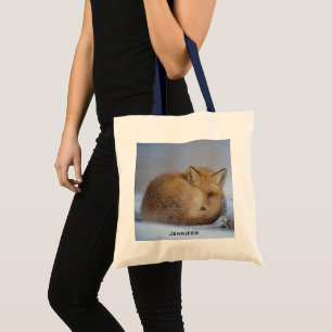 Bolso De Tela Pequeño Fox Maldita Foto De Invierno