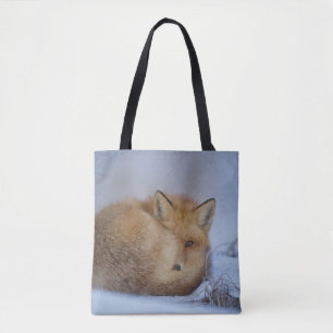 Bolso De Tela Pequeño Fox Maldita Foto De Invierno