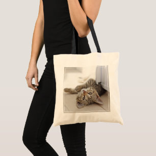 Bolso De Tela Pequeño gatito lindo