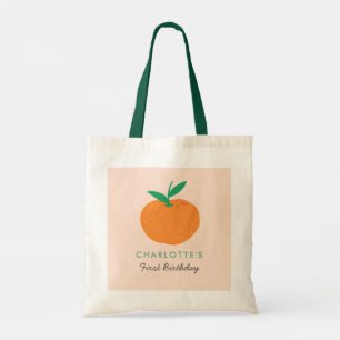 Bolso De Tela Pequeño Naranja Cutie Primer regalo de cumpleaños