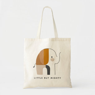 Bolso De Tela Pequeño pero poderoso   Elefante minimalista