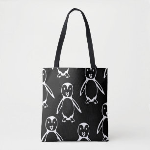 Bolso De Tela Pequeño pingüino
