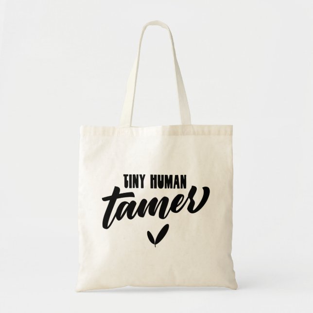 Bolso De Tela Pequeño profesor gracioso de Tamer Humano (Frente)