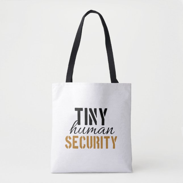 Bolso De Tela Pequeño proveedor de atención diurna de seguridad  (Anverso)