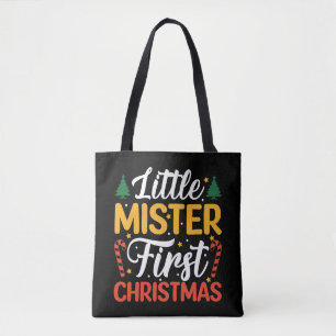 Bolso De Tela Pequeño señor primera Navidad - Navidades divertid