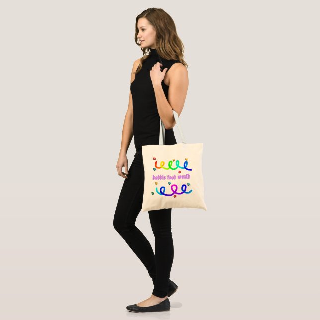Bolso De Tela Pequeño Tote Mundial de Alimentos Bobbie (Anverso (modelo))