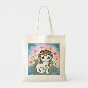 Bolso De Tela Pequeño Unicornio